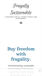 Mobile Screenshot of frugallysustainable.com
